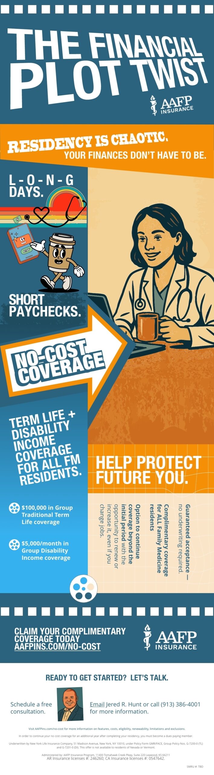 infographic showing how residents financial life can be less chaotic